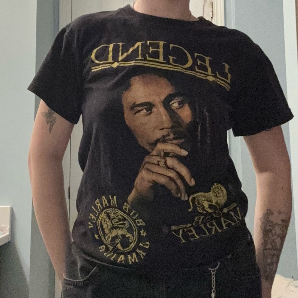 Legendary Official Bob Marley Black Graphic Tee